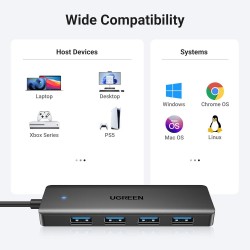 Ugreen USB 3.0 Hub s 4x USB-A priključki (25851)