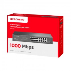 MERCUSYS MS116GS 16-port Gigabit RJ45 mrežno stikalo