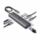 Ugreen 6-v-1 USB-C Hub (100W PD vhod, 4K@30Hz HDMI), 45000