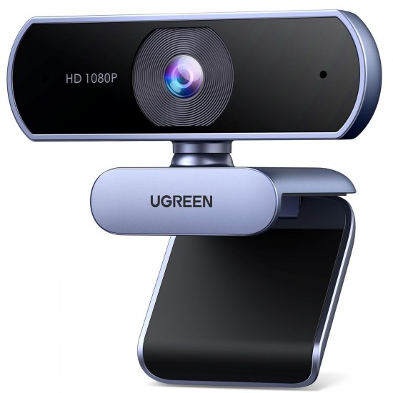 Ugreen Full-HD spletna kamera z dvojnim mikrofonom, 1080P (15728)
