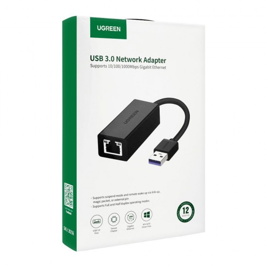 Ugreen USB 3.0 Gigabit mrežni adapter (20256)