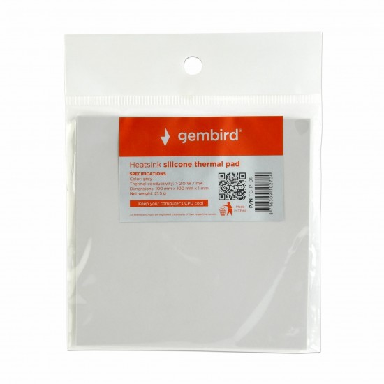 Termalna podloga Gembird TG-P-01, dimenzije 100x100x1mm