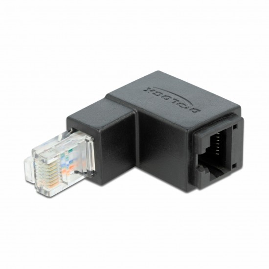 Delock adapter RJ45 CAT.6 UTP kotni 180° (86423)