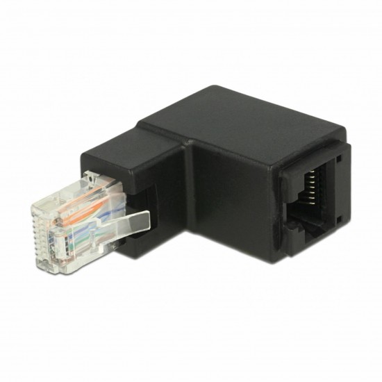 Delock adapter RJ45 CAT.6 UTP kotni 90° (86424)