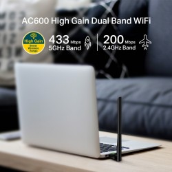 TP-LINK Archer T2U PLUS 600Mbps Dual Band brezžična USB mrežna kartica