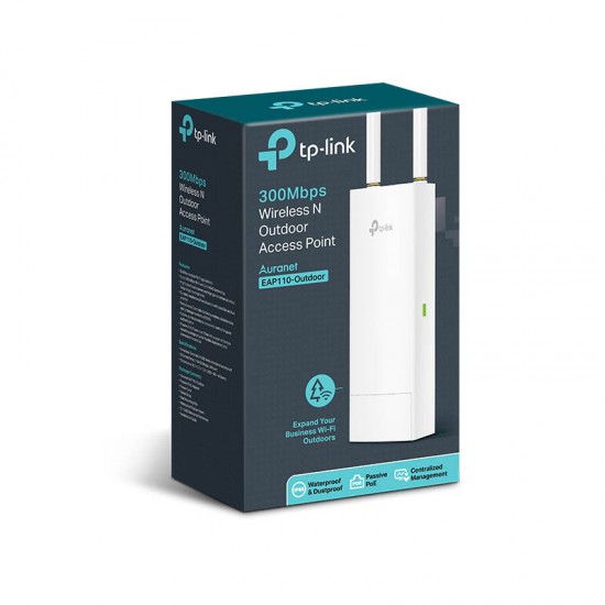 TP-LINK EAP110-OUTDOOR 2.4GHz 2x5dBi N300 zunanja vsesmerna dostopna točka