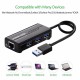 Ugreen USB 3.0 hub na 3x USB A in RJ45 (20265)