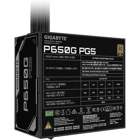 Gigabyte 650W P650G PG5