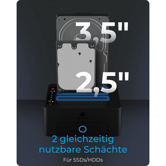 Icybox IB-1232CL-U3 docking & clone postaja za 2,5