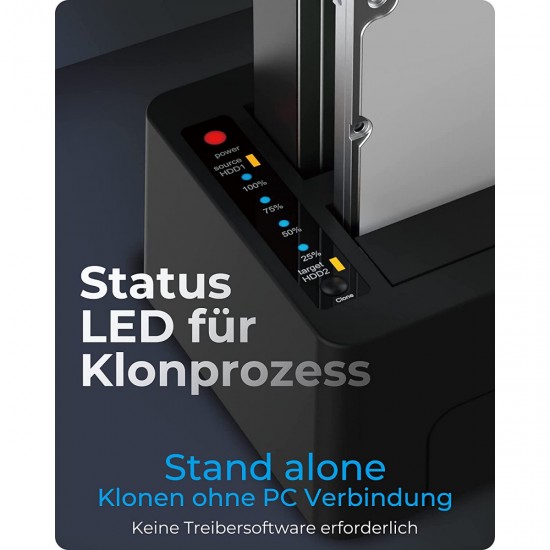 Icybox IB-1232CL-U3 docking & clone postaja za 2,5