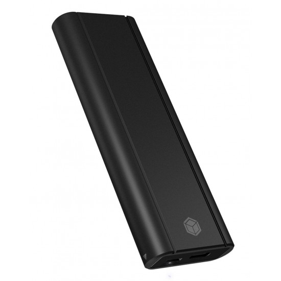 IcyBox IB-1807MT-C31 ohišje za 1xM.2 NVMe SSD z vmesnikom USB-C 3.2 in zaščito pred pisanjem