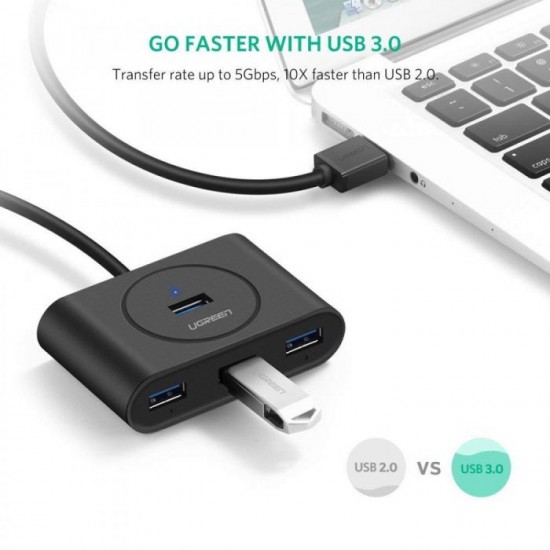 USB hub adapter Ugreen USB 3.0 4-Ports (20291)