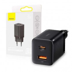 BASEUS Super Si Pro Quick Charger USB + USB-C 30W (CCSUPP-E01)