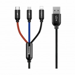 Kabel USB 2.0 3v1 Lightning/ Tip-C/Mikro Baseus (CAMLT-BSY01)