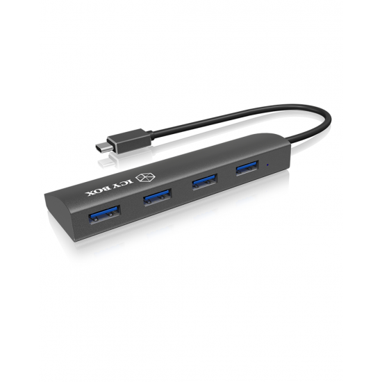 IcyBox IB-AC-6405C USB-C hub na 4xUSB-A (IB-AC6405-C)