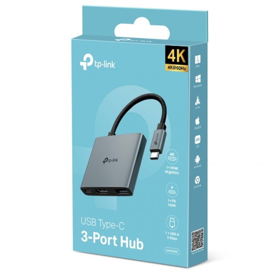 TP-LINK UH3020C USB-C 3v1 USB hub