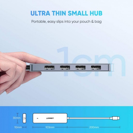 Ugreen Hub USB-C 4-portni  (70336)