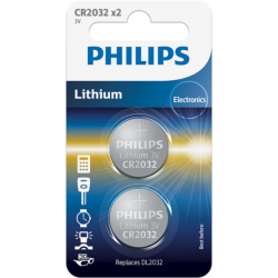 Philips baterija CR2032, 3V, 2 kosa
