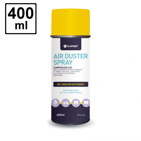 Kompresiran zrak za čiščenje Platinet, 400ml (PFS 5130)