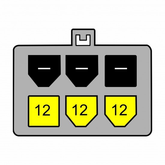 Delock adapter DC 2x Molex M - 6pin za grafične kartice PCI-express 0,15m