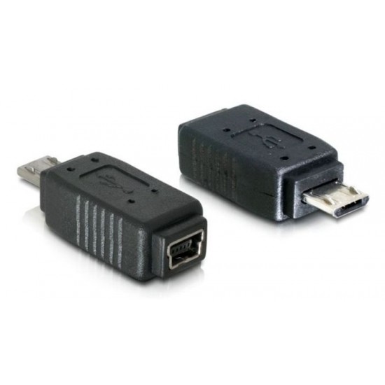 Delock adapter USB mini to USB mikro-B (M) 5-pin