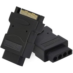 SATA adapter SATA 15-Pin Male/Molex Female