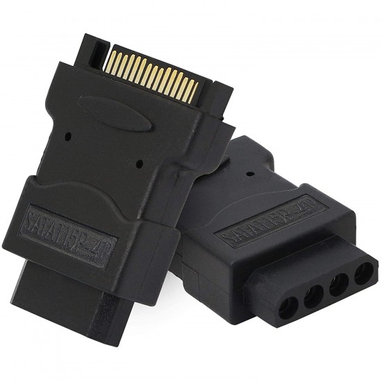 SATA adapter SATA 15-Pin Male/Molex Female