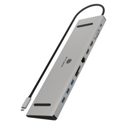 IcyBox IB-DK2106A-CPD priklopna postaja s Power Delivery 100W