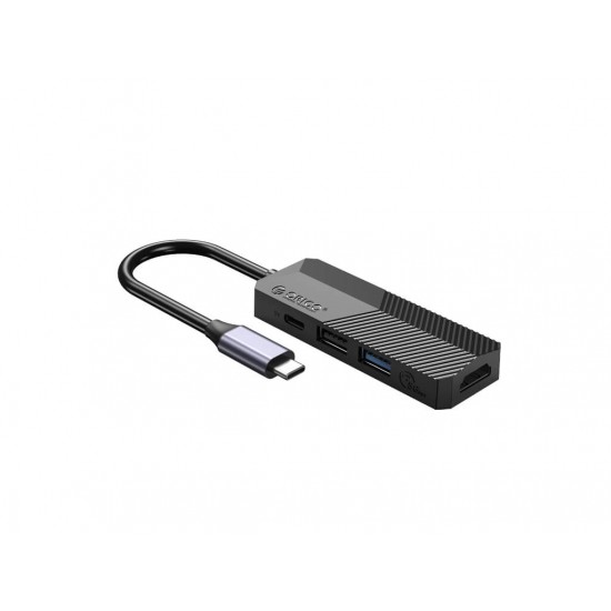 Priključna postaja USB-C, 4 v 1, USB 3.0, USB 2.0, HDMI, USB-C PD, ORICO (MDK-4P)