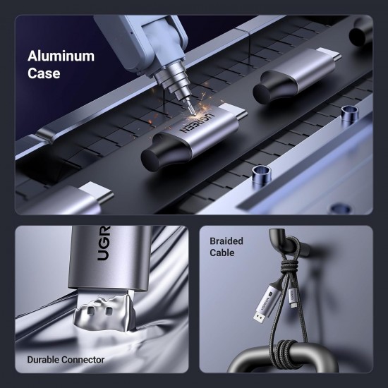 Ugreen kabel USB-C v DisplayPort 1.4, 3m, 8K@60Hz 4K@240Hz