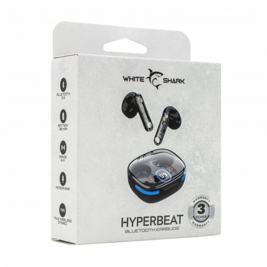 WHITE SHARK slušalke HYPERBEAT bluetooth z mikrofonom GEB-TWS37