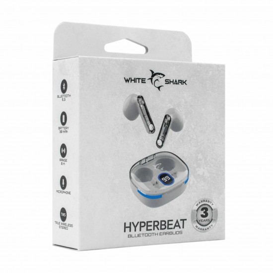 WHITE SHARK slušalke HYPERBEAT bluetooth z mikrofonom GEB-TWS37