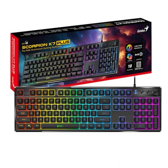 Genius Gaming Scorpion K7 Plus, USB, žična